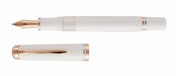 Pelikan Special Edition Souverän® M600 White & Rose Gold Fountain Pen - Image 3