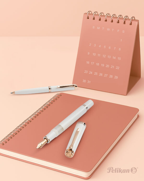 Pelikan Special Edition Souverän® M600 White & Rose Gold Fountain Pen - Image 8