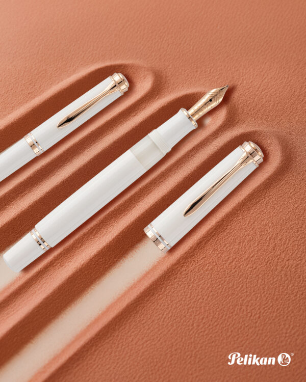 Pelikan Special Edition Souverän® M600 White & Rose Gold Fountain Pen - Image 7