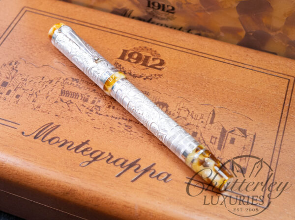 Montegrappa Il Millennio Bassano Del Grappa Sterling Silver Fountain Pen - Image 2