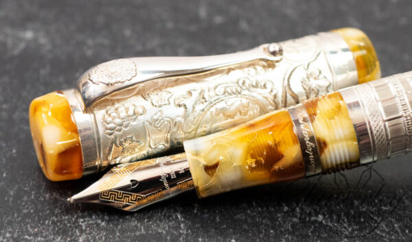 Montegrappa Il Millennio Bassano Del Grappa Sterling Silver Fountain Pen
