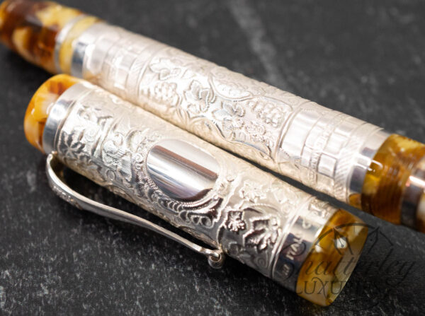Montegrappa Il Millennio Bassano Del Grappa Sterling Silver Fountain Pen - Image 7