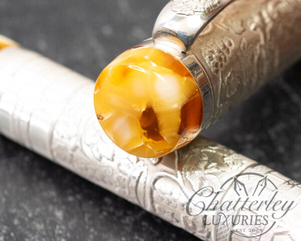 Montegrappa Il Millennio Bassano Del Grappa Sterling Silver Fountain Pen - Image 8