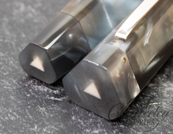 Torelli Tri-Pen Grey Lucite Faceted Fountain Pen - Image 8