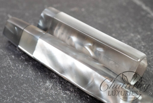 Torelli Tri-Pen Grey Lucite Faceted Fountain Pen - Image 6
