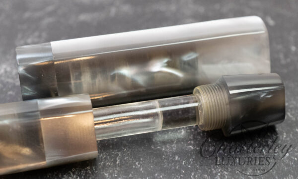 Torelli Tri-Pen Grey Lucite Faceted Fountain Pen - Image 5