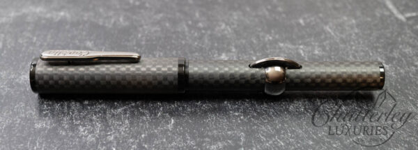 Conklin Mark Twain Matte Carbon Stealth Crescent Filler Fountain Pen - Image 2