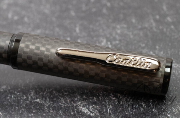 Conklin Mark Twain Matte Carbon Stealth Crescent Filler Fountain Pen - Image 3