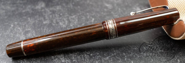 Armando Simoni Club Bologna Extra The Great Gatsby Rhodium Trim Arco Bronze Celluloid Fountain Pen - Image 3