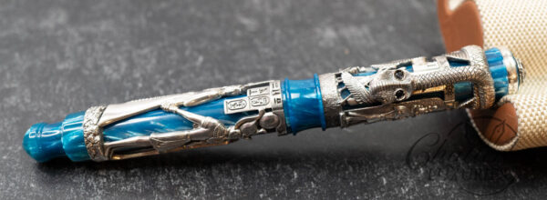 Montegrappa Luxor Blue Nile Limited Edition Vermeil Fountain Pen - Image 3
