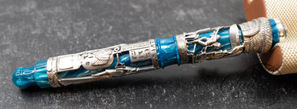 Montegrappa Luxor Blue Nile Limited Edition Vermeil Fountain Pen - Image 5