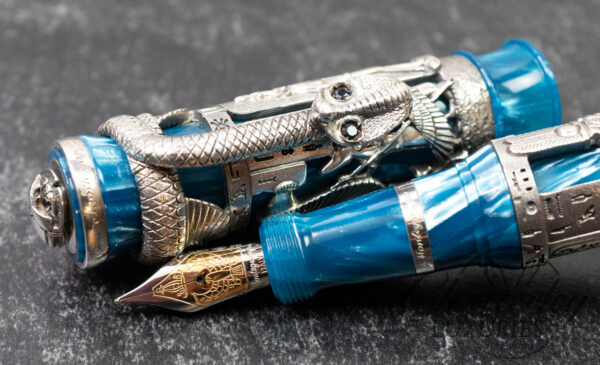Montegrappa Luxor Blue Nile Limited Edition Vermeil Fountain Pen