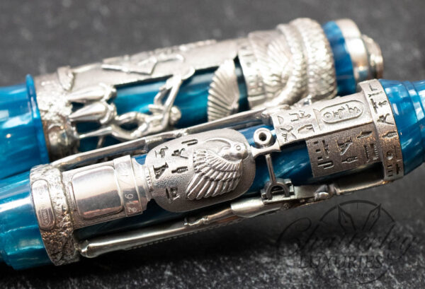 Montegrappa Luxor Blue Nile Limited Edition Vermeil Fountain Pen - Image 9