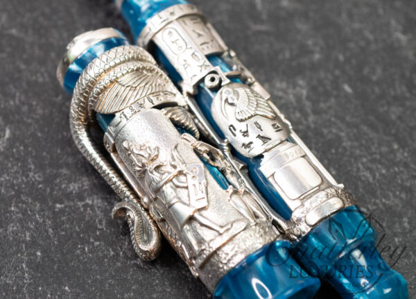 Montegrappa Luxor Blue Nile Limited Edition Vermeil Fountain Pen - Image 10