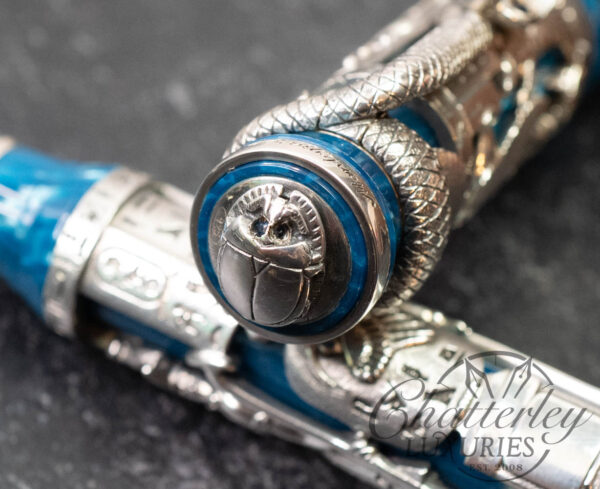 Montegrappa Luxor Blue Nile Limited Edition Vermeil Fountain Pen - Image 7