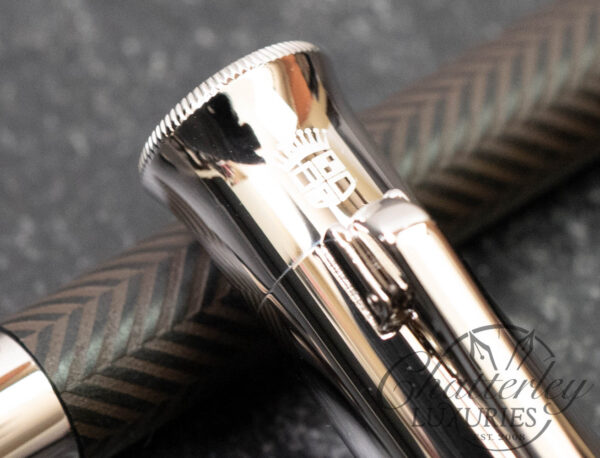 Graf Von Faber-Castell Guilloche Ciselé Brown Fountain Pen - Image 5