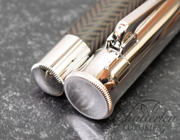 Graf Von Faber-Castell Guilloche Ciselé Brown Fountain Pen - Image 6