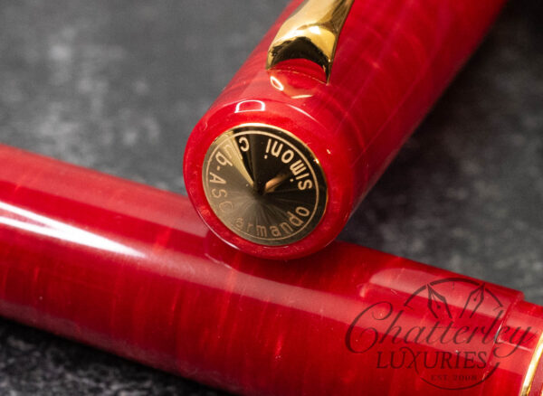 Armando Simoni Club Bologna Extra Flame Red Bespoke Limited Edition Fountain Pen - Image 8