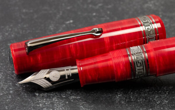 Armando Simoni Club Bologna Extra Flame Red Bespoke Limited Edition Fountain Pen - Image 10