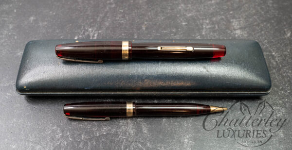 Waterman Hundred Year Red Fountain Pen and Mechanical Pencil Set - Image 7