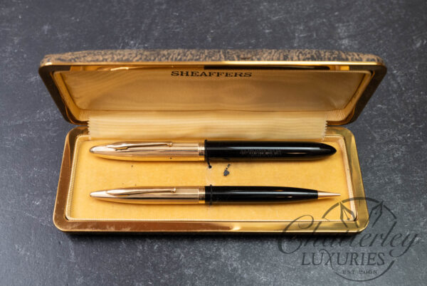 Sheaffer Lifetime Crest 1375 Fountain Pen And Mechanical Pencil Set - Image 3