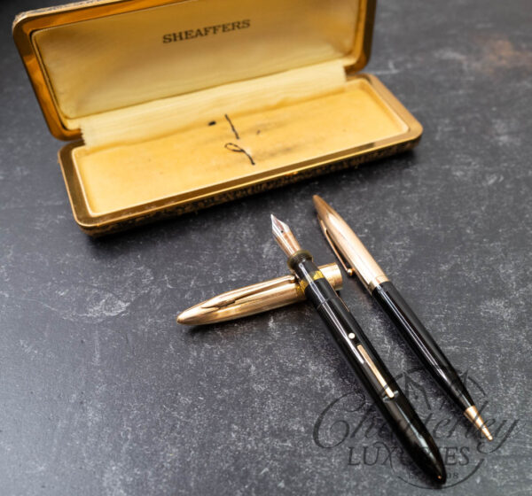 Sheaffer Lifetime Crest 1375 Fountain Pen And Mechanical Pencil Set - Image 5
