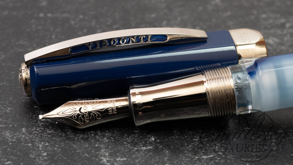 Visconti Opera Master Blue Swirls Limited Edition Fountain Pen