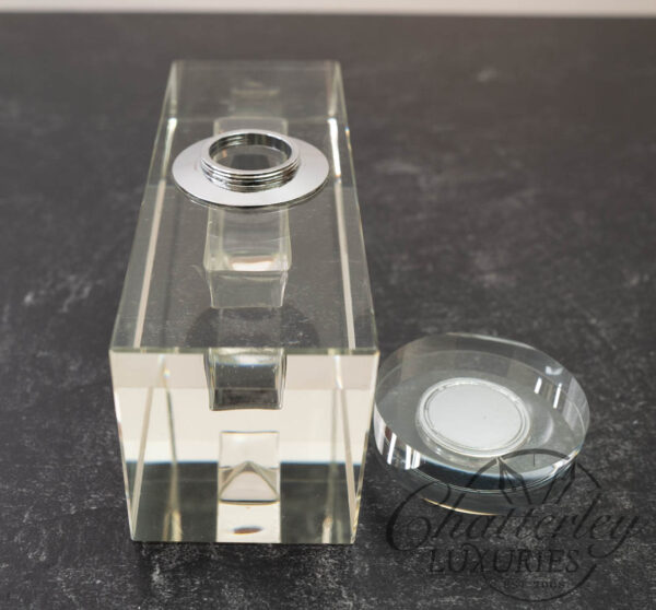 Crystal Ink Well – Faceted Cut Glass Design - Image 5
