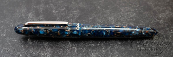 Esterbrook Estie Oversize Nouveau Blue Palladium Fountain Pen - Image 2