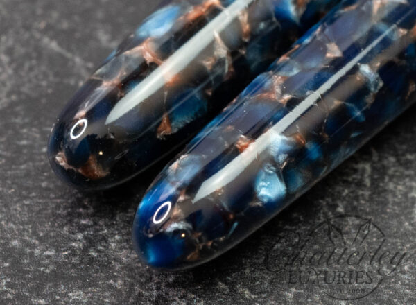 Esterbrook Estie Oversize Nouveau Blue Palladium Fountain Pen - Image 3