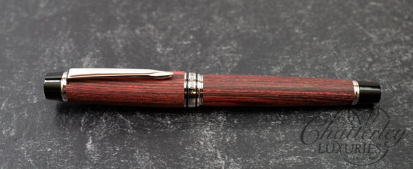 Pilot Legno 89s Deep Red Wooden Fountain Pen - Image 2