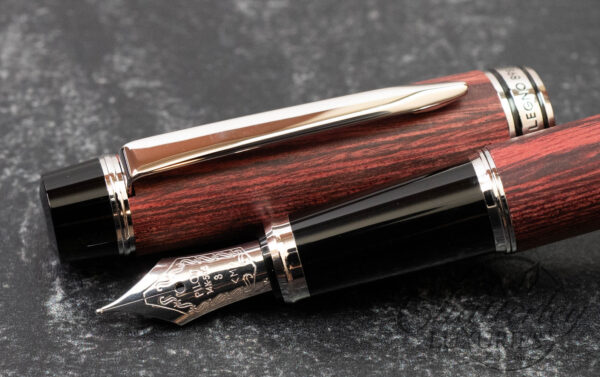 Pilot Legno 89s Deep Red Wooden Fountain Pen