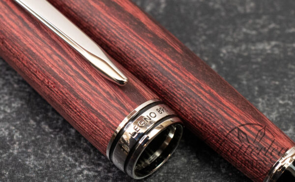 Pilot Legno 89s Deep Red Wooden Fountain Pen - Image 3