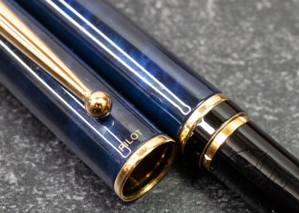 Pilot Grance Blue Marbled Fountain Pen - Image 3