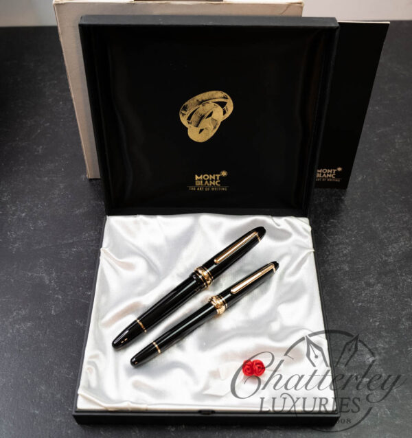 Montblanc Meisterstück Wedding Fountain Pen Set - Image 9