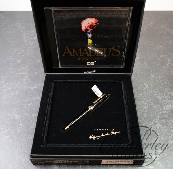 Montblanc Homage to W.A. Mozart Gold Trim Ballpoint Pen (small size) - Image 2