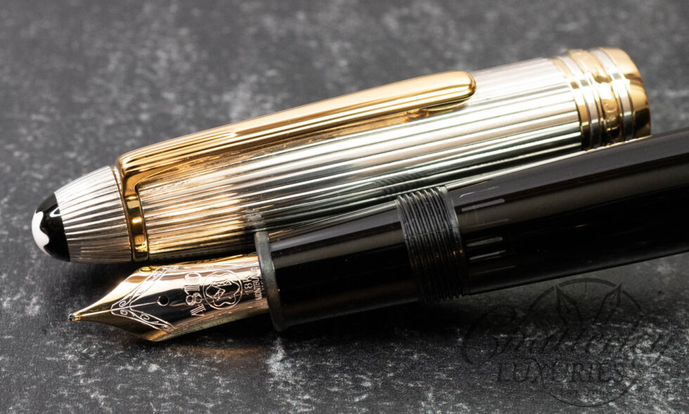 Montblanc LeGrand Doué Solitaire Pinstripe Fountain Pen