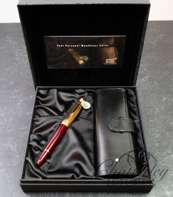 Montblanc Meisterstück 147 LeGrand Solitaire Traveller Fountain Pen & Case - Image 4