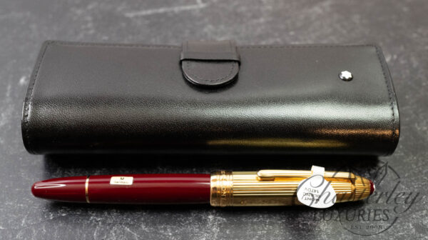 Montblanc Meisterstück 147 LeGrand Solitaire Traveller Fountain Pen & Case - Image 2