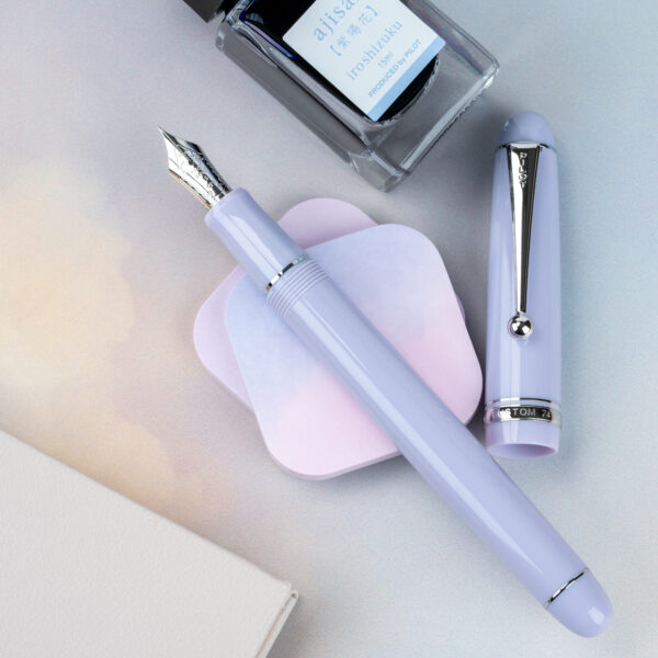Pilot US Exclusive Custom 74 Lavender Fog Fountain Pen - Image 5