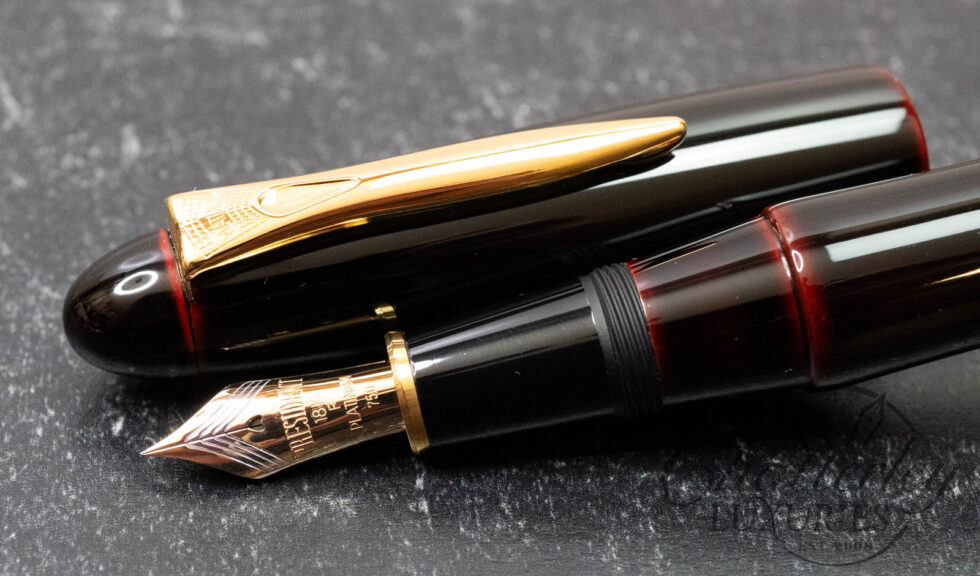 Platinum Izumo Akatame (Red) Urushi Fountain Pen