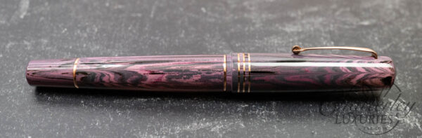 Leonardo Momento Zero Grande Ebonite "Purple Clover" Fountain Pen - Image 3