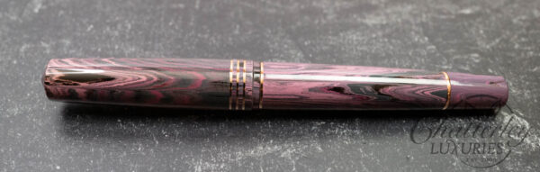 Leonardo Momento Zero Grande Ebonite "Purple Clover" Fountain Pen - Image 4