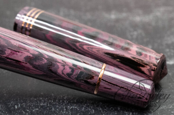 Leonardo Momento Zero Grande Ebonite "Purple Clover" Fountain Pen - Image 8