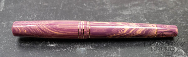 Leonardo Momento Zero Grande Ebonite "Shiso Purple" Titanium Nib Fountain Pen - Image 4