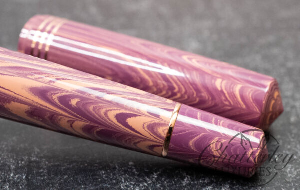 Leonardo Momento Zero Grande Ebonite "Shiso Purple" Titanium Nib Fountain Pen - Image 6