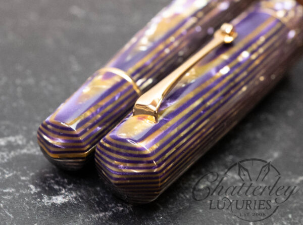 Leonardo Momento Zero Grande Leonarco "Gold Amethyst" Fountain Pen - Image 6