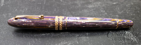 Leonardo Cigar LeonArco "Gold Amethyst" Celluloid Fountain Pen - Image 2