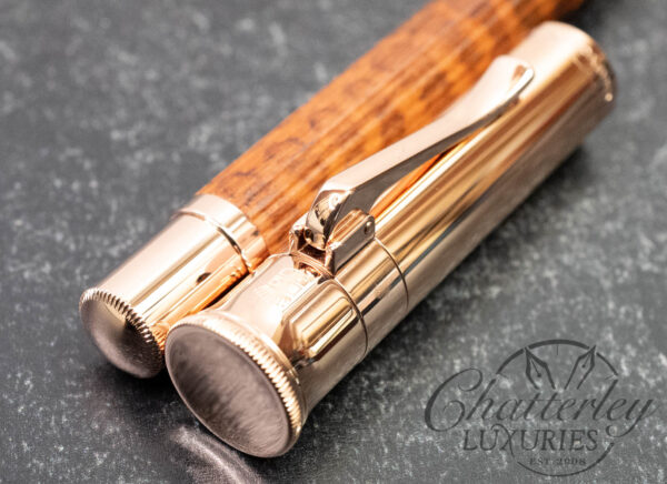 Graf von Faber-Castell Special Edition Classic Snakewood in Rose Gold Fountain Pen - Image 4