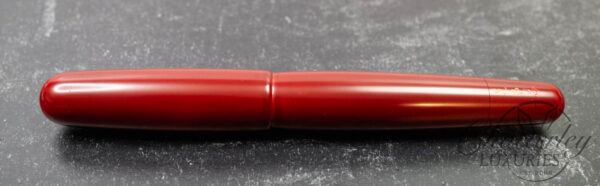Danitrio Urushi Irokeshi-dame Red on Mikado Round Top Fountain Pen - Image 2
